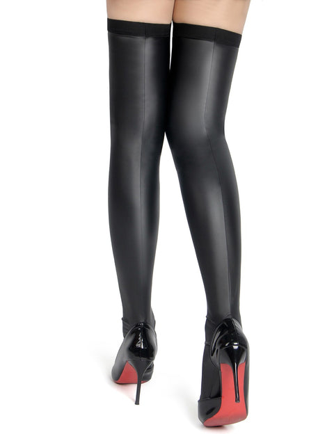 Matte PU Leather Elastic Stockings R82131-1 3XL/5XL