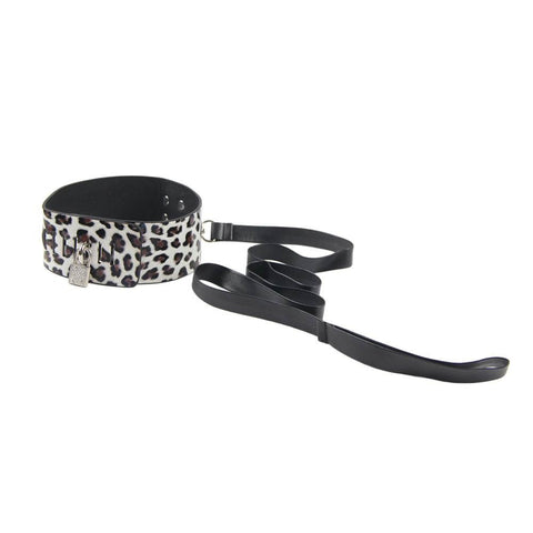 Faux Leather Leopard Bondage Set