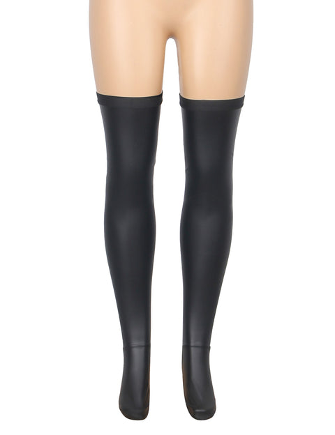 Matte PU Leather Elastic Stockings R82131-1 3XL/5XL