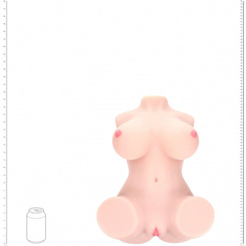 Xkin Aveline Luxe Dual Entry TPE Bodyforms Masturbator 14 kg Flesh