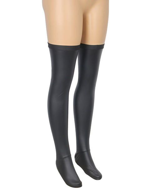 Matte PU Leather Elastic Stockings R82131-1 3XL/5XL