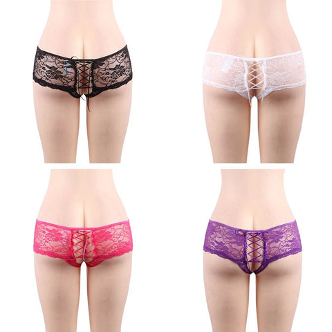 Four pairs of Lace Panty Gift Box FP5179 3XL/4XL