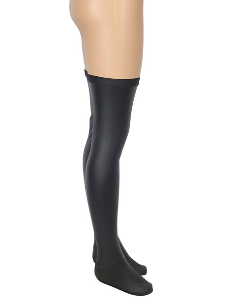 Matte PU Leather Elastic Stockings R82131-1 3XL/5XL