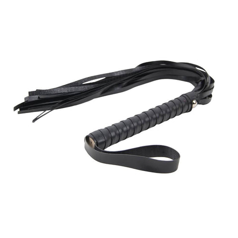 Faux Leather Ten Piece Bondage Set C80719-1 Black