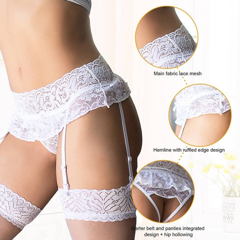 Oh Yeah White Garter P5160-2 M