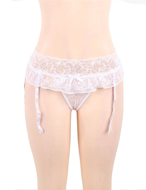 Oh Yeah White Garter P5160-2 M