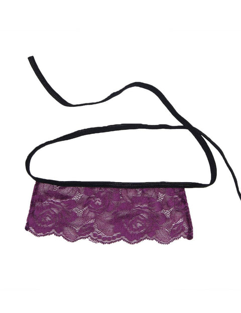 Lace Bustier Set R80419 Purple XS/S