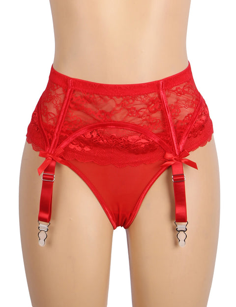Garter Belt P5265-2 Red M/L