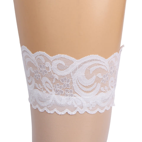 Sexy Lace Stockings With Silicone Straps H2157 3XL/5XL