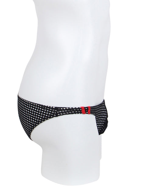 Breathable Mesh Sexy Mens Brief MP261-1 Black XL