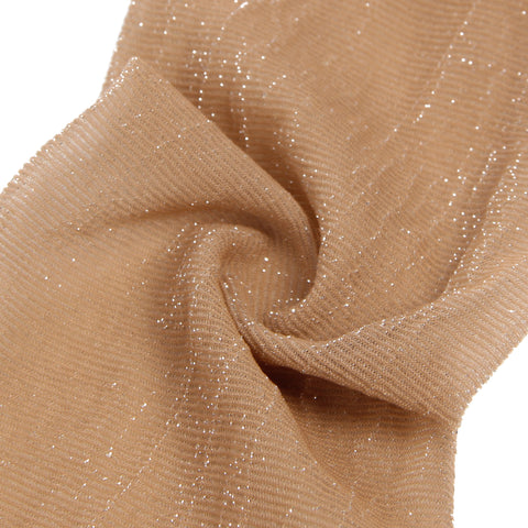 Sexy Lace Pearlescent Stockings With Silicone Straps H3571 Nude 3XL/5XL