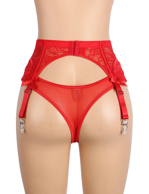 Garter Belt P5265-2 Red M/L