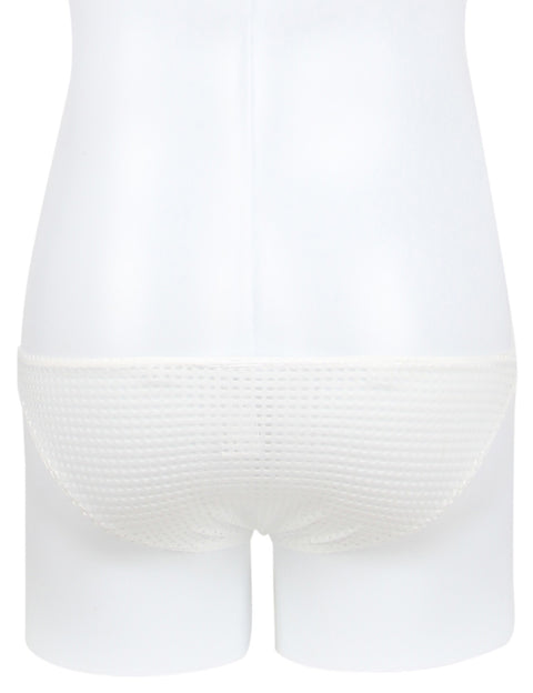 Breathable Mesh Sexy Mens Brief MP261-2 White L