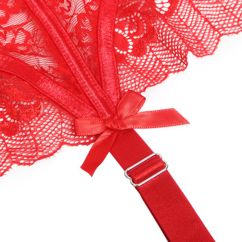 Garter Belt P5265-2 Red M/L