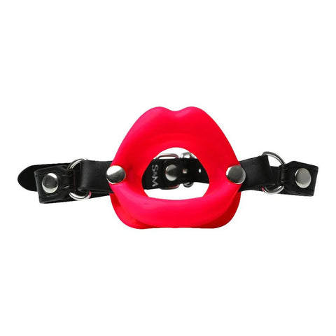 S&M Silicone Lips Red Gag