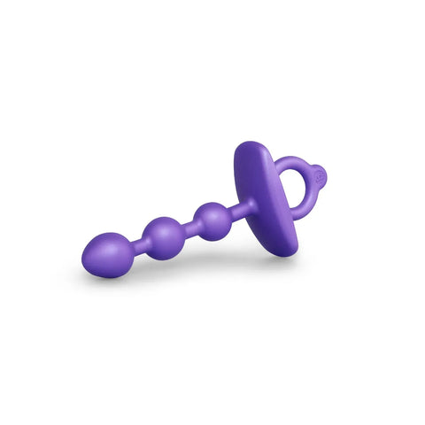 B-Vibe Butties Zip Silicone Anal Beads