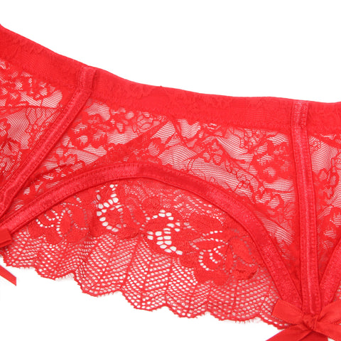 Garter Belt P5265-2 Red M/L