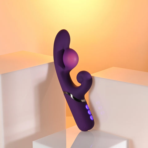 Evolved Pleasure Puff Inflatable Rabbit Vibrator