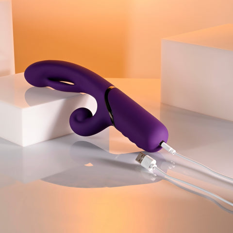 Evolved Pleasure Puff Inflatable Rabbit Vibrator