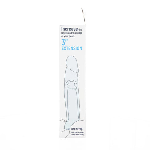 Ice Crystals Collection Length Enhancer Penis Extender Sleeve 6.5"
