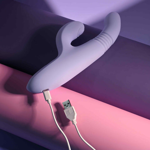 Evolved Pep Talk Tapping & Thrusting G Spot Rabbit Vibrator