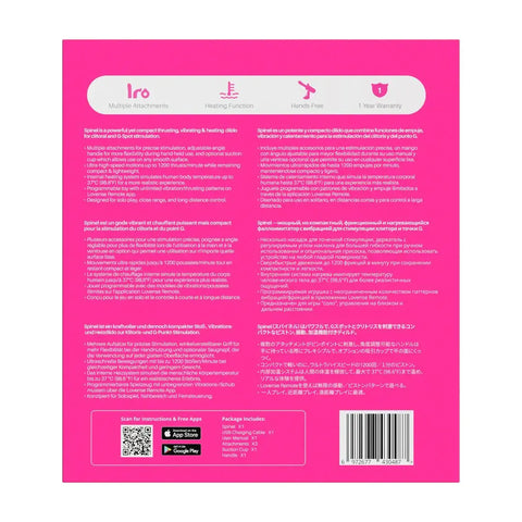 Lovense Spinel Portable Thrusting Vibrating and Heating Dildo/Sex Machine