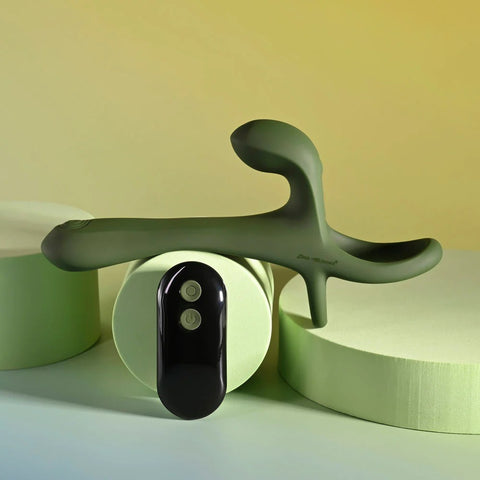 Zero Tolerance Strap Tap And Go Green Vibrating Tapping Penis Sleeve