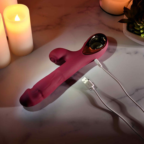 Evolved Bursting With Pleasure Tapping Rabbit Vibrator