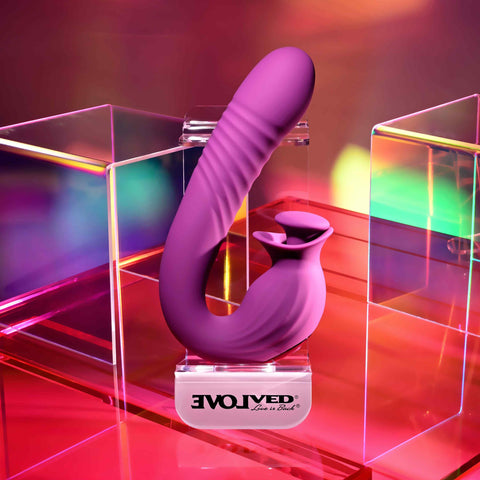 Evolved Deep Ecstasy Thrusting Clitoral G Spot Vibrator