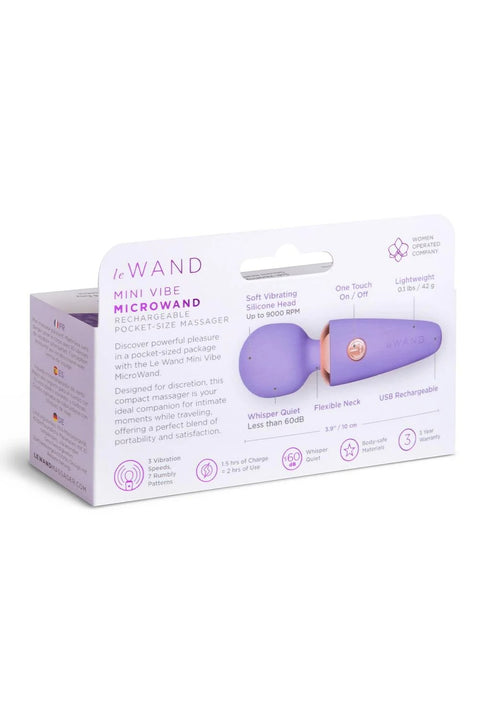 Le Wand Mini Wand Microwand Purple