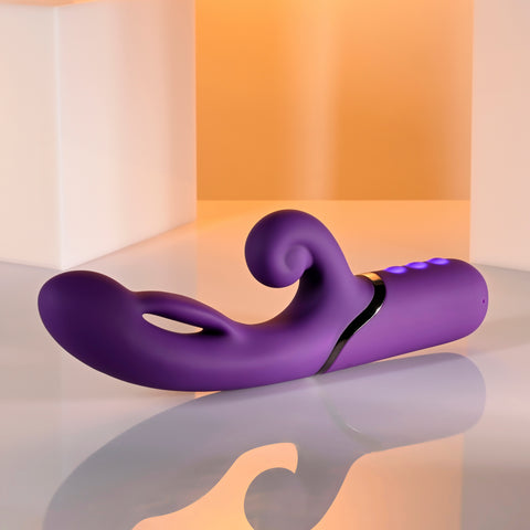Evolved Pleasure Puff Inflatable Rabbit Vibrator