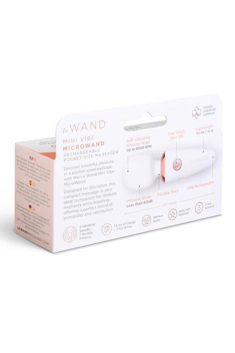 Le Wand Mini Wand Microwand White
