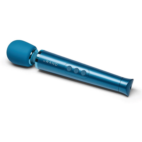 Le Wand Petite Rechargable Massager Blue