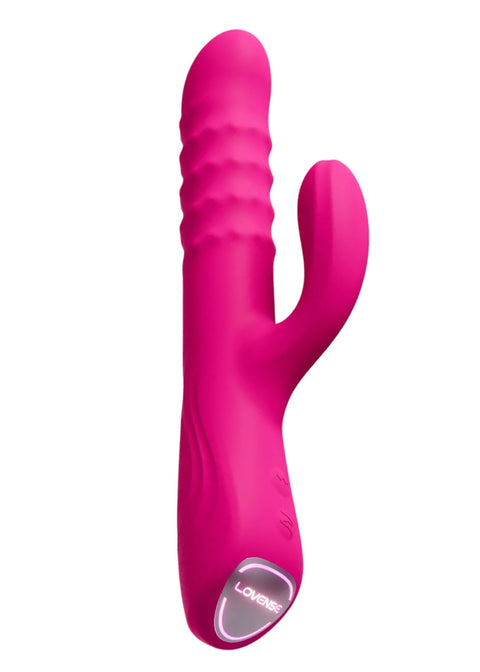 Lovense Velvo App-Controlled Beaded Rabbit Vibrator