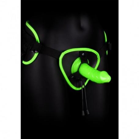 Ouch Glow in Dark Strap On with Dildo 5.7"