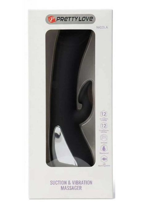 Pretty Love Nicola Rabbit Suction Vibrator