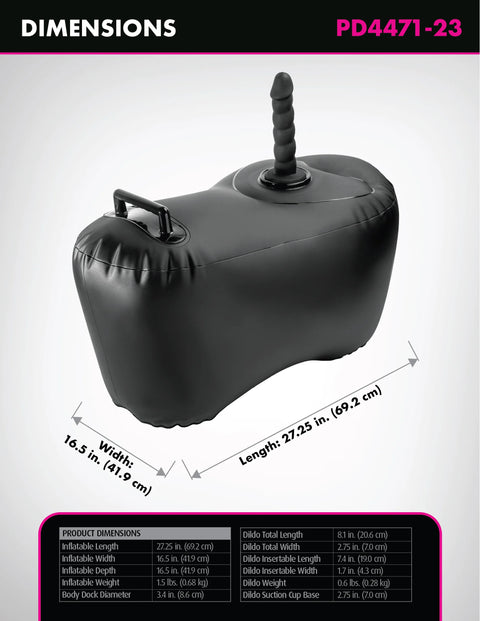 Fetish Fantasy Body Dock Inflatable Love Seat