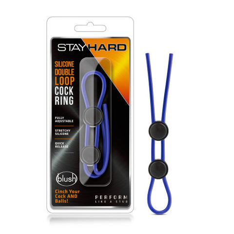 Stay Hard double loop cock ring
