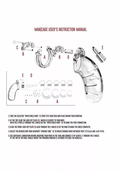 Mancage Chastity Cage Model 04