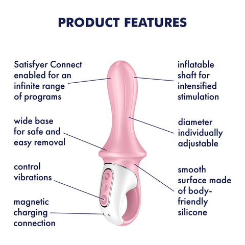 Satisfyer Air Pump Booty 5+ Pink