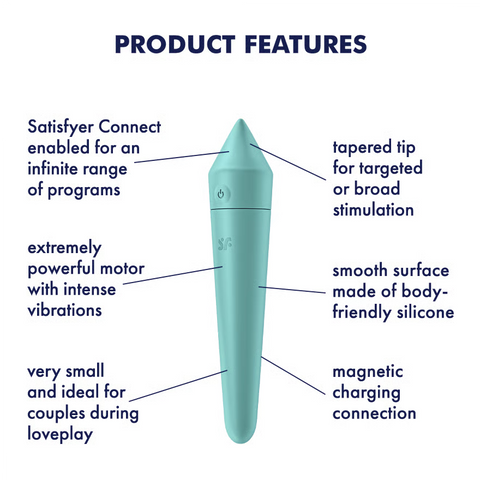 Satisfyer Ultra Power Bullet 8 Turquoise