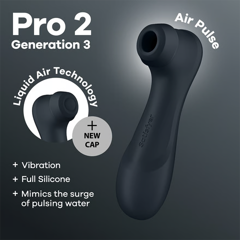 Satisfyer Pro 2 Gen 3 without App Black
