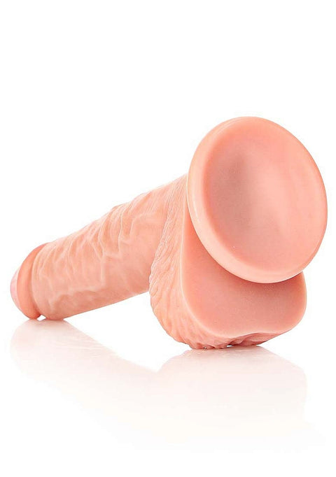Realrock 8" Cock With Balls - Regular Straight - Flesh
