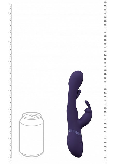 Vive Mika Triple Rabbit with G-Spot Flapping - Purple