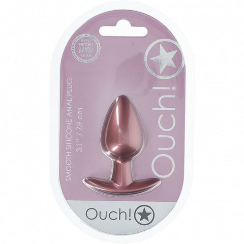 Ouch Anal Plug 3.1" Rose Gold