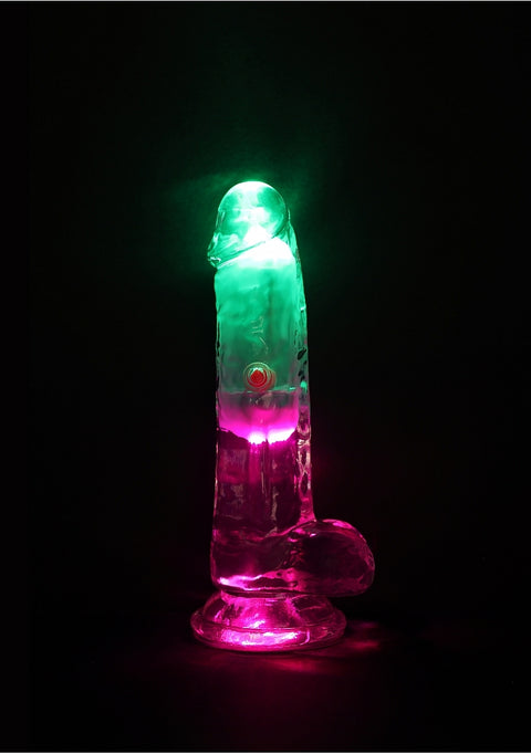 Shots RealRock 6" Cock/Dildo with Balls Remote Control
