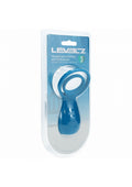 Blue ring with packaging labeled 'Levelz' on a white background