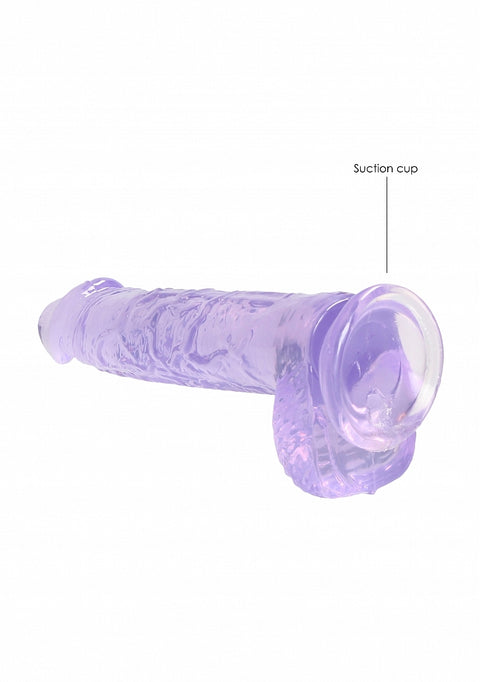 Realrock 6" Purple Dildo with Balls