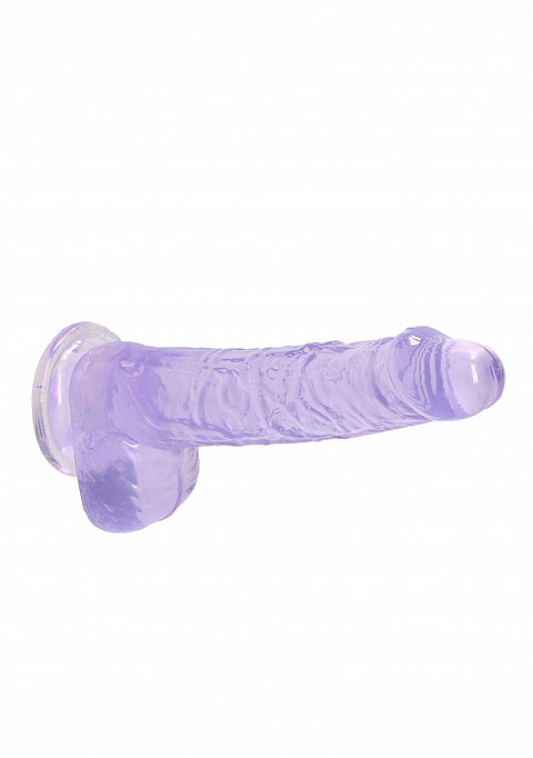 Realrock 6" Purple Dildo with Balls
