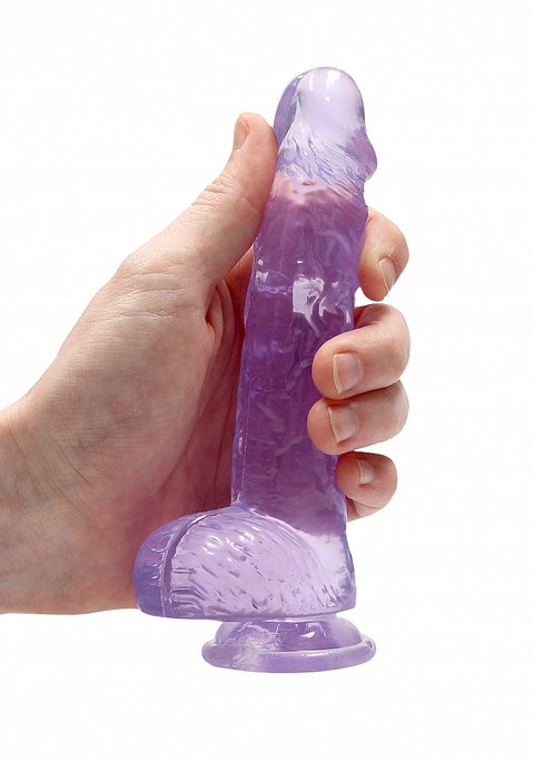 Realrock 6" Purple Dildo with Balls